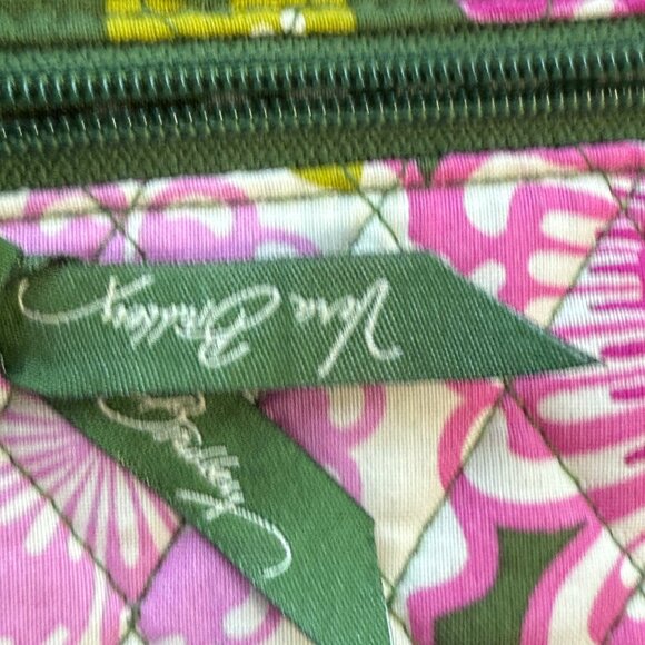 Vera Bradley Olivia Pink Messenger Bag, Crossbody and Wristlet Retired Pattern - Picture 7 of 11